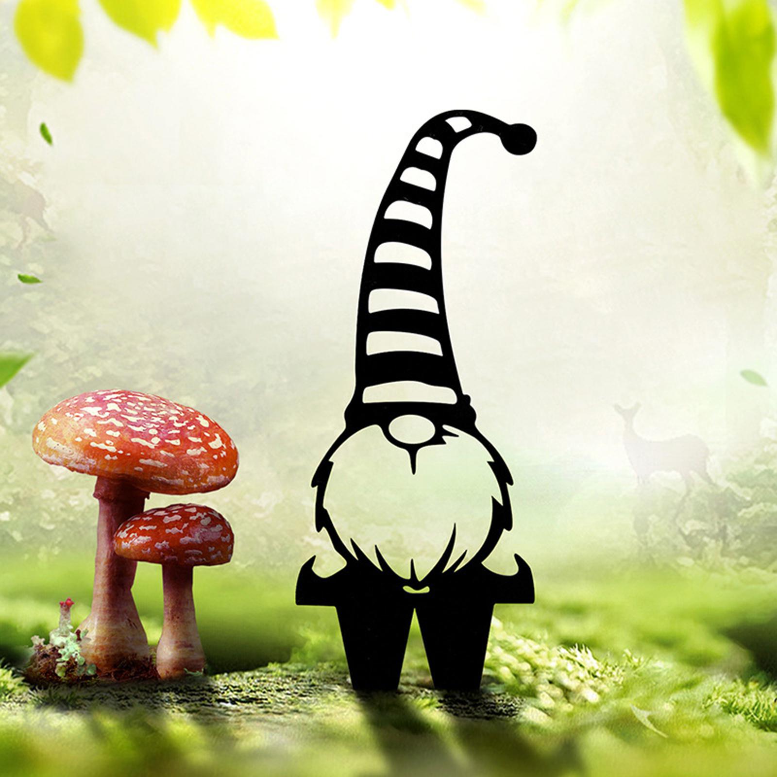 Ground Plug Home Branch Gnomes Plug-in Silhouette Outdoor Decor