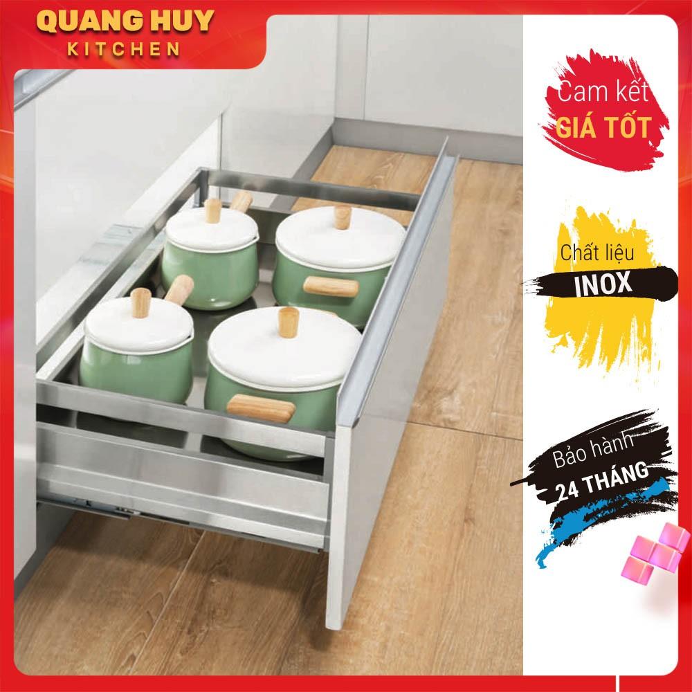 Giá để xoong nồi tủ bếp dưới inox