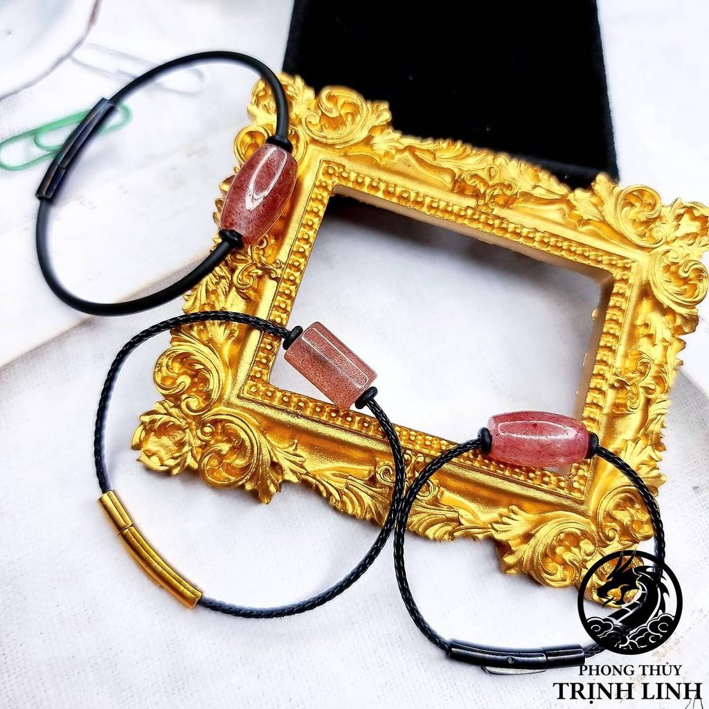 VÒNG TAY LU THỐNG TRÒN TA DÂU TÂY HỒNG