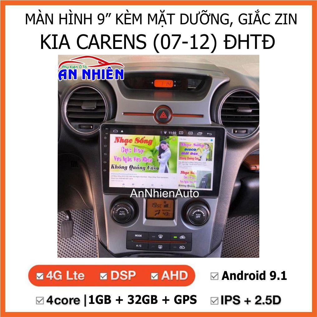 Màn Hình 9 inch Cho Xe CARENS - Màn Hình DVD Android Tặng Kèm Mặt Dưỡng Giắc Cho KIA Carens