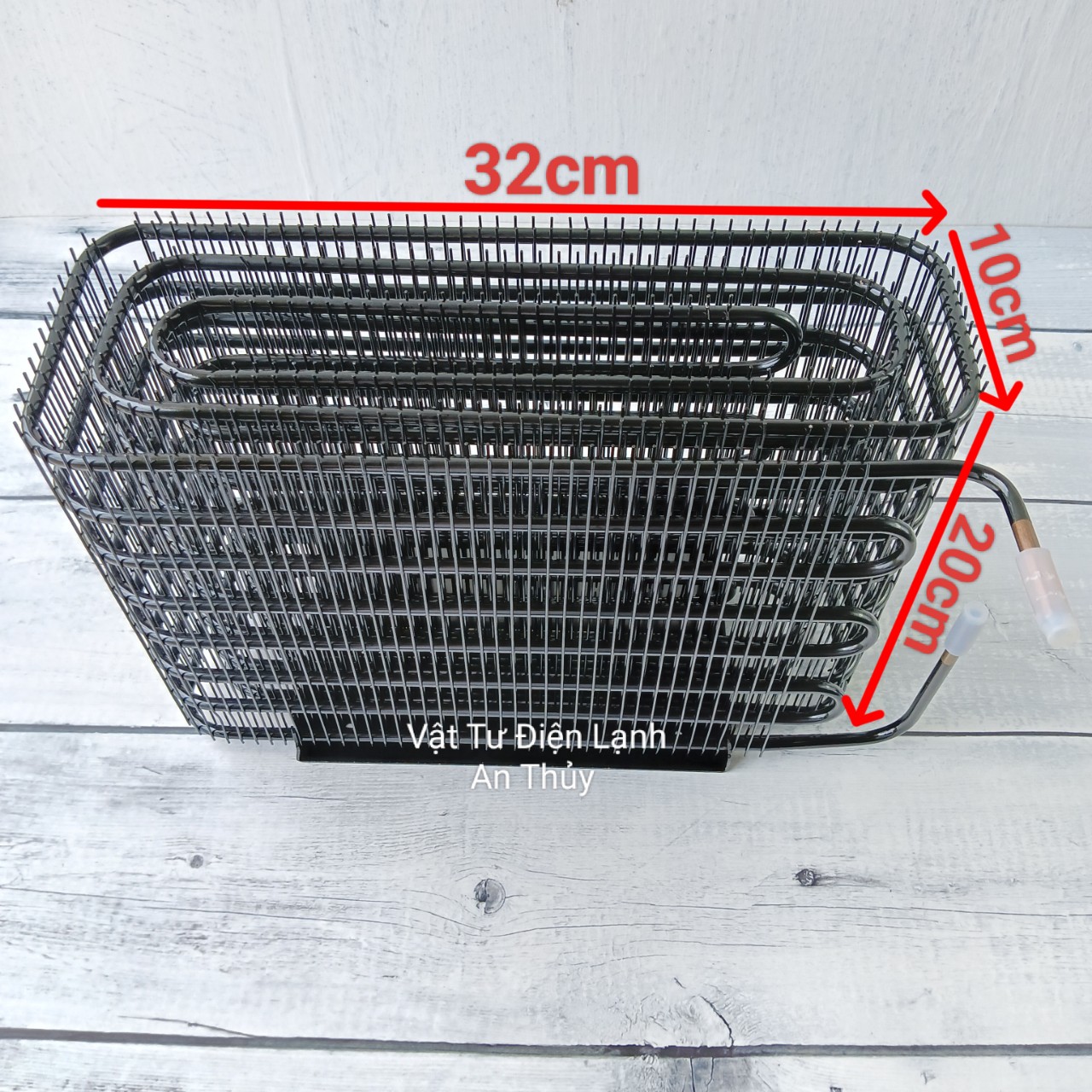 Dàn Tản Nhiệt Tủ Mát, Tủ Đông Kích Thước 20cm x 10cm x 32cm