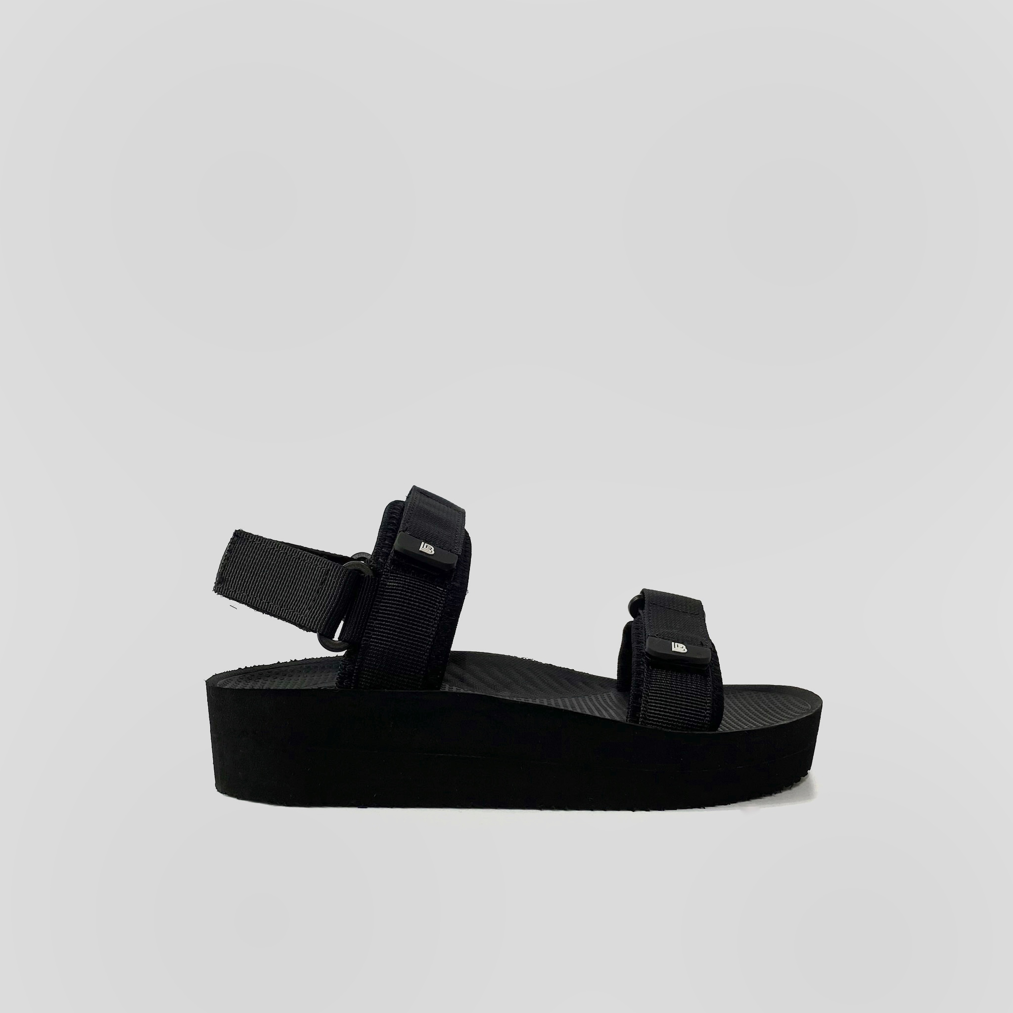 Giày Sandal Nữ The Bily 03W Quai Ngang - Màu Đen BL03WD 