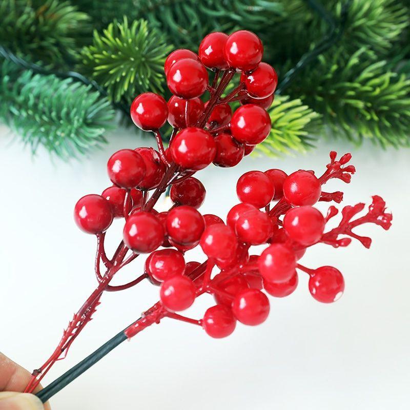 Chùm quả cherry,Quả mọng trang trí giáng sinh