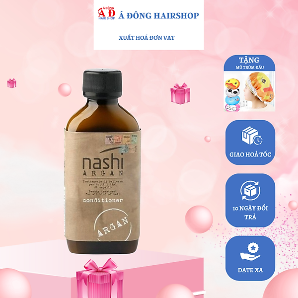 Dầu xả Nashi Argan Classic Conditioner phục hồi tóc siêu mượt Italy 200ml