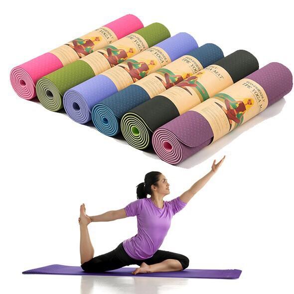 Thảm Tập Yoga 2 lớp Cao Cấp Loại Dày, Siêu Đẹp