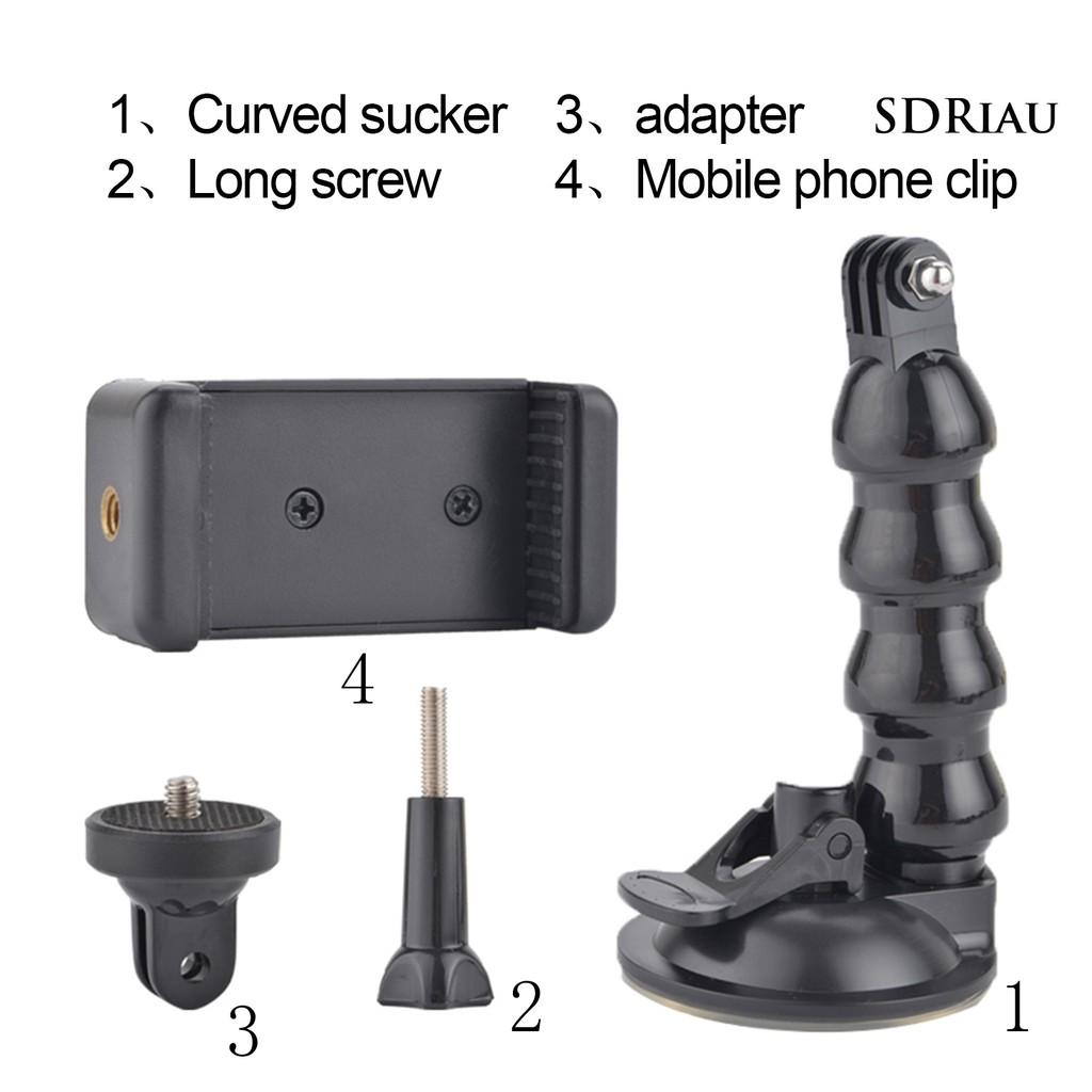 Giá Đỡ Camera Hành Trình Gopro Hero 7 / 6 / 5 Có Giác Hút Gắn Xe Hơi Tiện Dụng