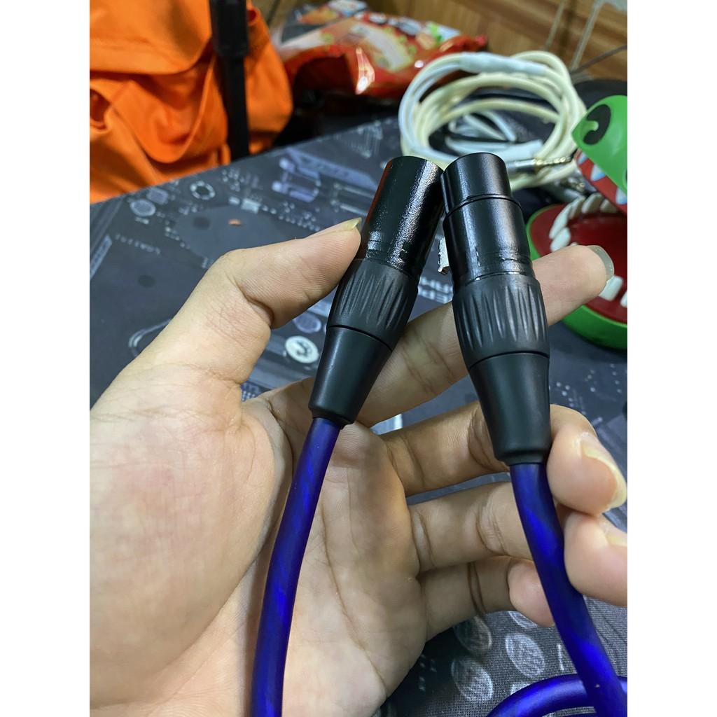 Dây Mic Canon 48V Hàng Loại 1 Chân Jack Cắm Bằng Đồng . Thiết Kế Dây Chắc Chắn , Jack Cắm Cực Chuẩn , Cho Âm Thanh Hay