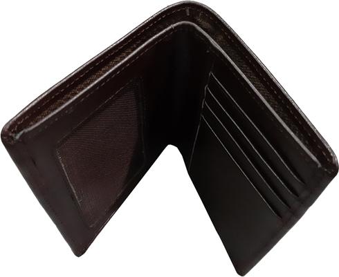 Ví Nam Da Bò Thật Kiểu Đứng Màu Nâu - TCN1003