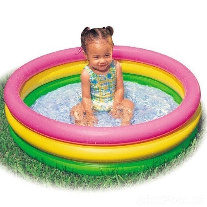 Bể bơi - Phao bơi hình tròn màu cầu vồng cho bé đủ size 86cm - 1m14 - 1m47 - 1m68