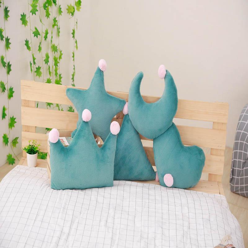 Ngôi Sao Mềm Trang Trí Ném Gối Sofa Phòng Khách Đệm Lưng Trẻ Em Trang Trí Phòng Dễ Thương Cho Bé Giấc Ngủ Bình Định Đồ Chơi Nhồi Bông Sang Trọng búp Bê