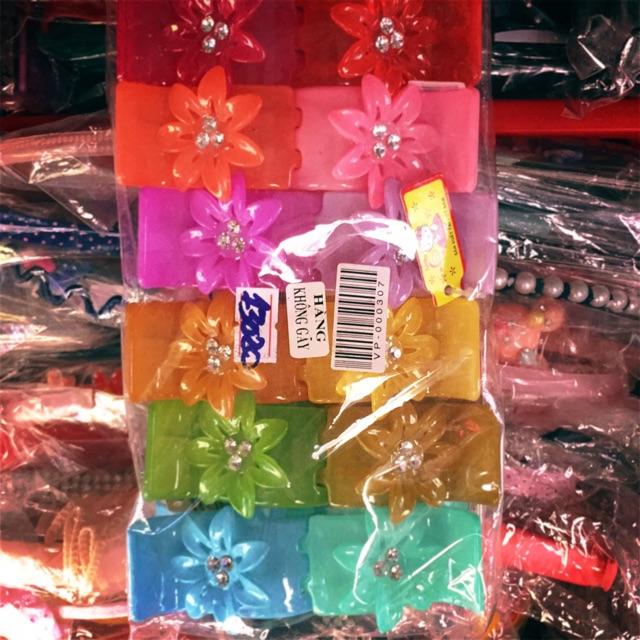 Combo 6 kẹp tóc 5 răng hàng không gãy