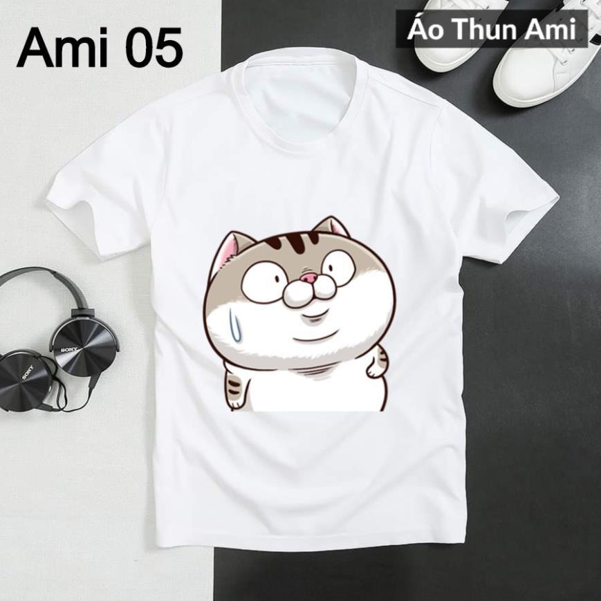 (SALE) ️️Áo Thun Mèo Ami Bụng Bự 2