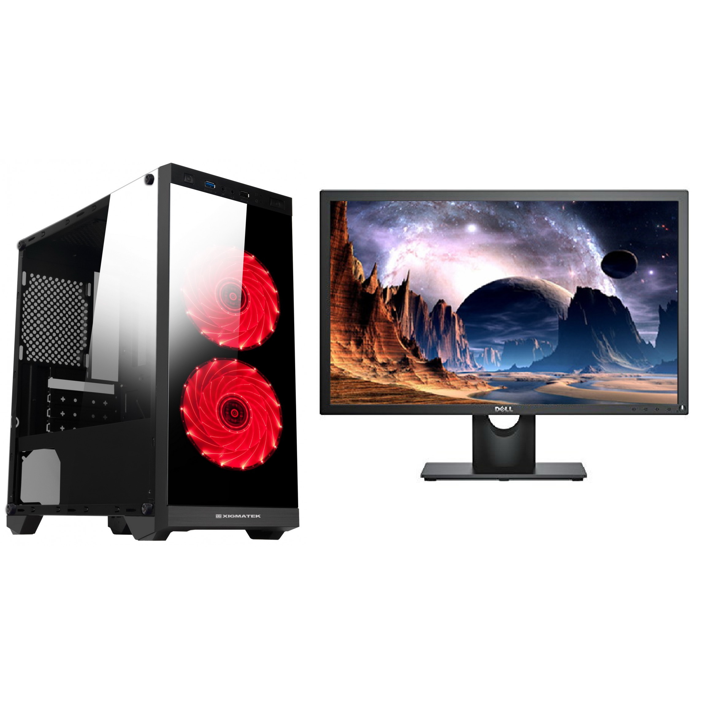 Máy tính bộ CPU intel core i5 2400 RAM 8GB HDD 250GB (MH Dell 22 inch Wide Led) tặng bàn phím giả cơ + chuột chuyên Game có đèn Led 7 màu - hàng nhập khẩu