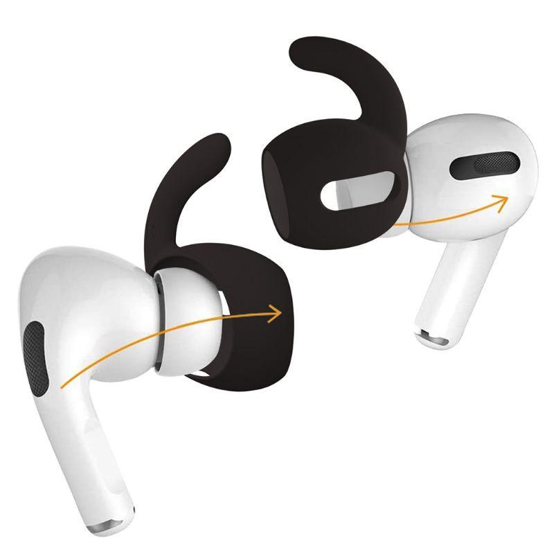 H.S.V✺3Pair Soft Silicone Earbuds Headphone Earpods Cover Eartip Cap for Airpods Pro