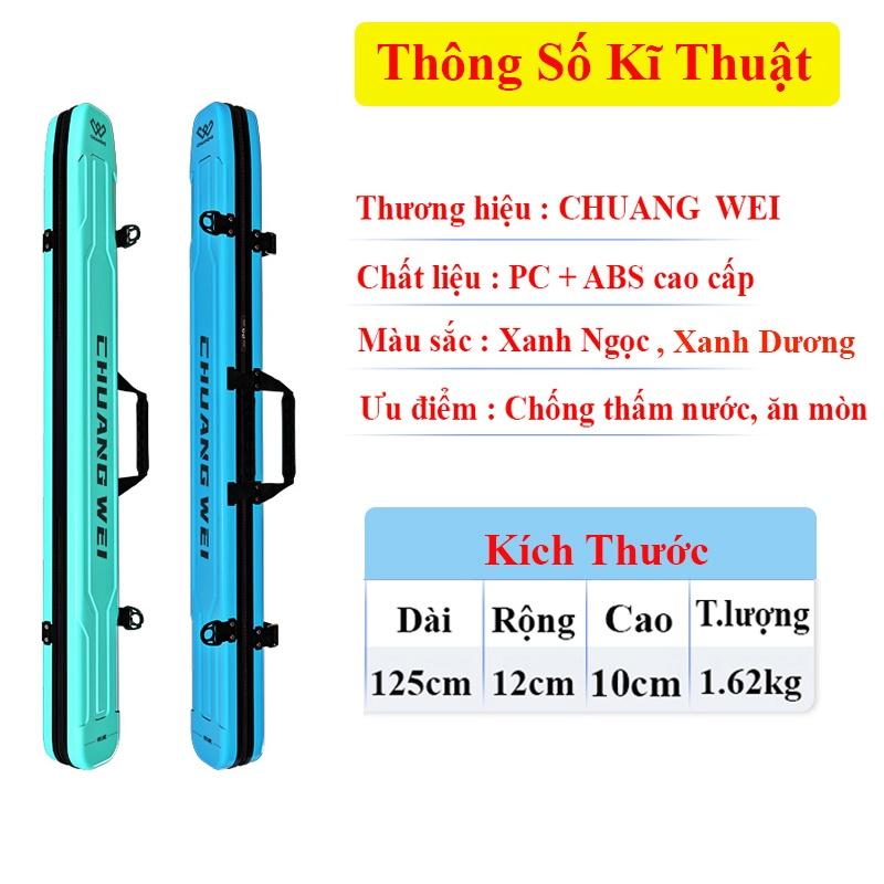 Túi đựng cần câu cá ChuangWEi chất liệu ABS Chống Thấm Nước Chuyện Dụng Câu Đơn , Câu Đài Cao Cấp TC-15