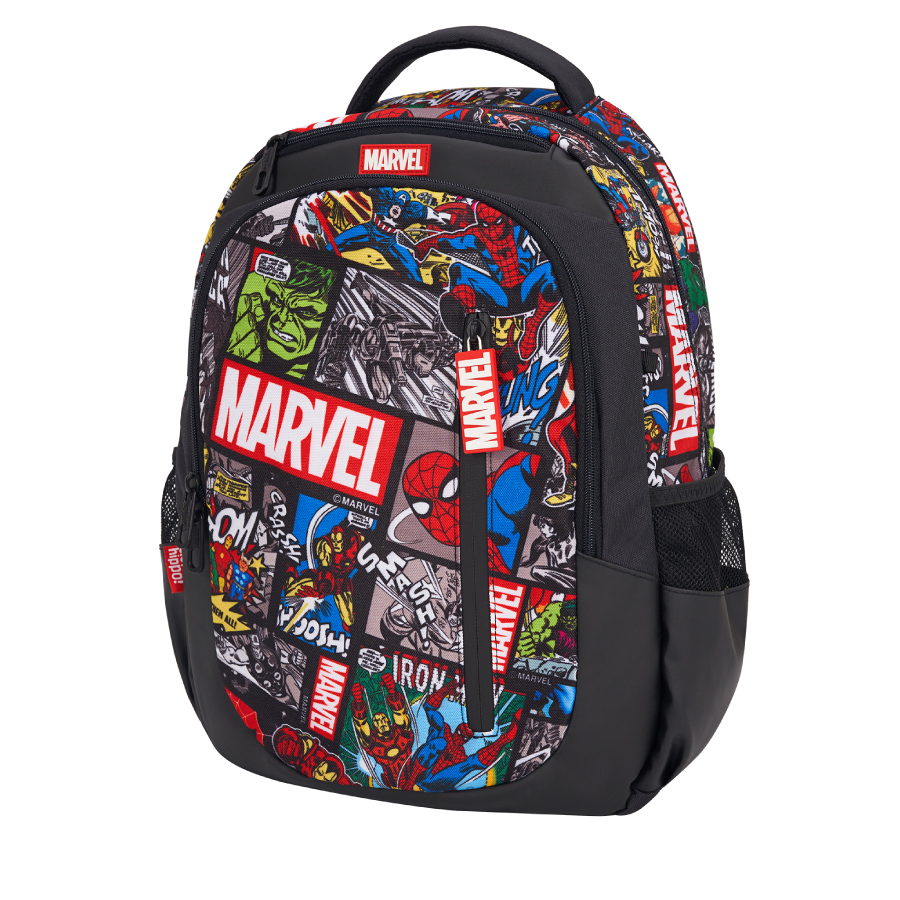 Ba Lô Zipit Siêu Anh Hùng Marvel Đen CLEVER HIPPO BLM9207