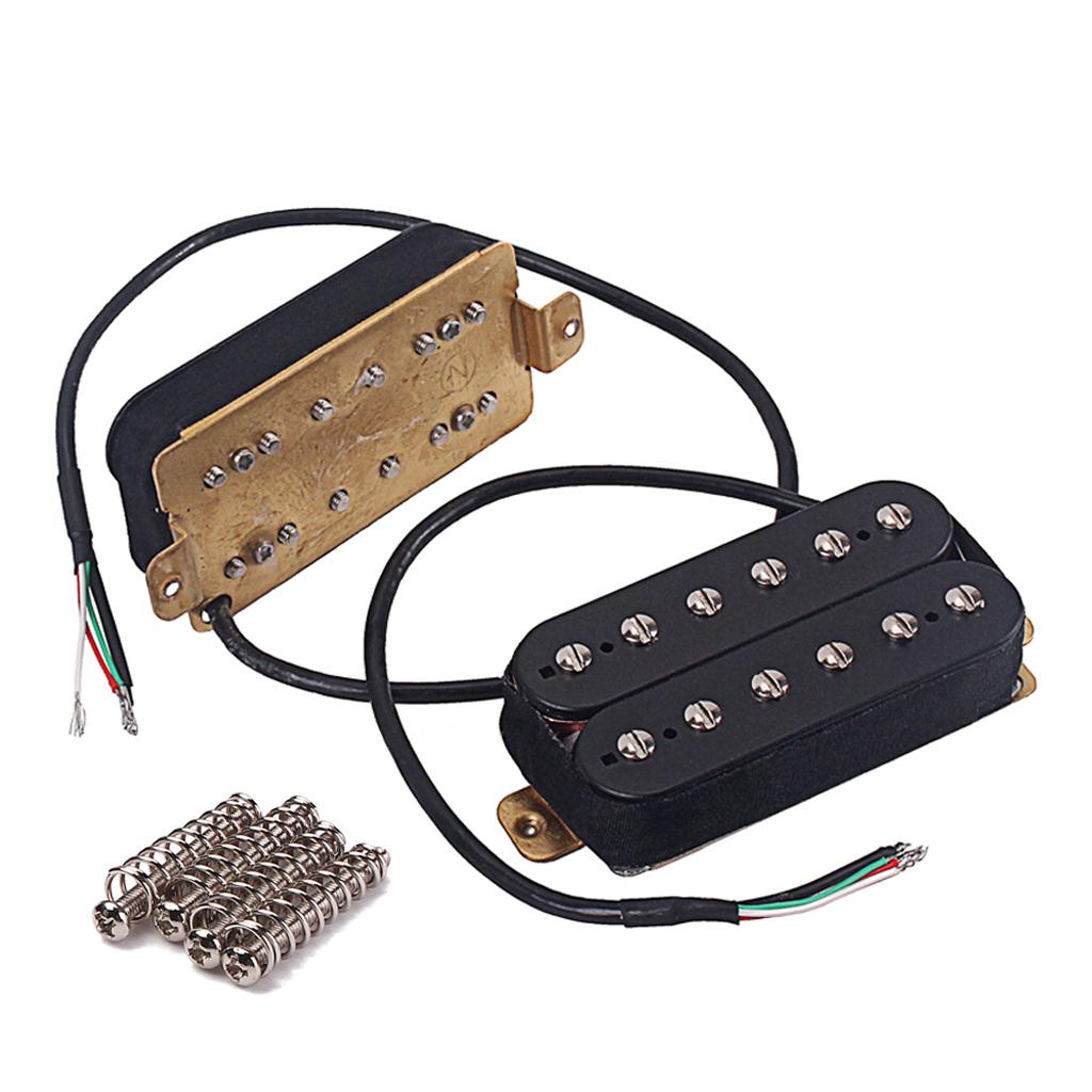 Sunnimix 2 Chiếc Guitar Chuyên Nghiệp Bán Tải Đôi Cuộn Dây Thu Cho Đàn Guitar Điện