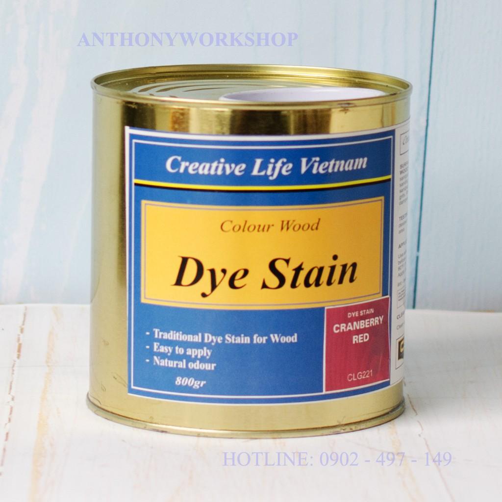 Màu 3/316 màu sơn lau gỗ gốc nước dye stain retro của creative life