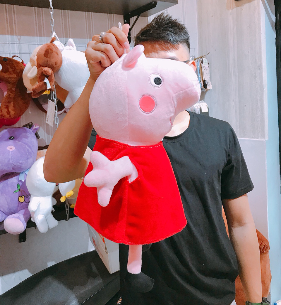 Gấu Bông Heo Peppa, Gia Đình Heo Peppa (20Cm---40Cm) Hàng Việt Nam Chất Lượng Cao, An Toàn Cho Trẻ Nhỏ