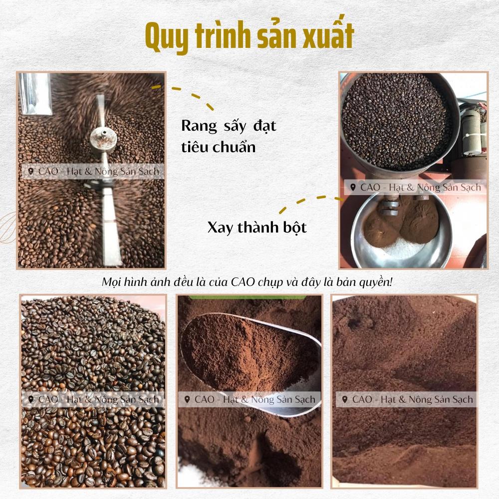 Cà phê rang xay CAO Food từ hạt cà phê robusta chín Đaklak thơm ngon và phù hợp với mọi đối tượng