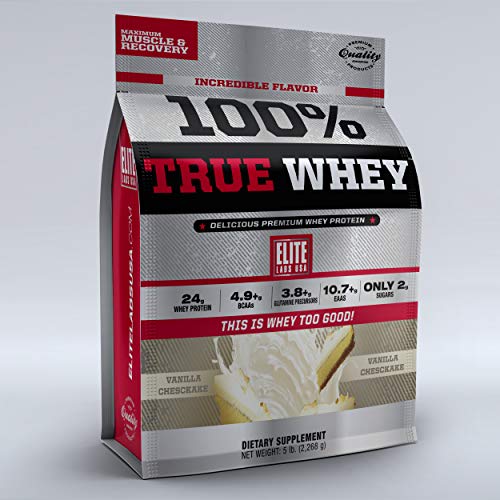 Sản phẩm Tăng cơ giảm mỡ- Elite Labs True Whey vị Vanilla