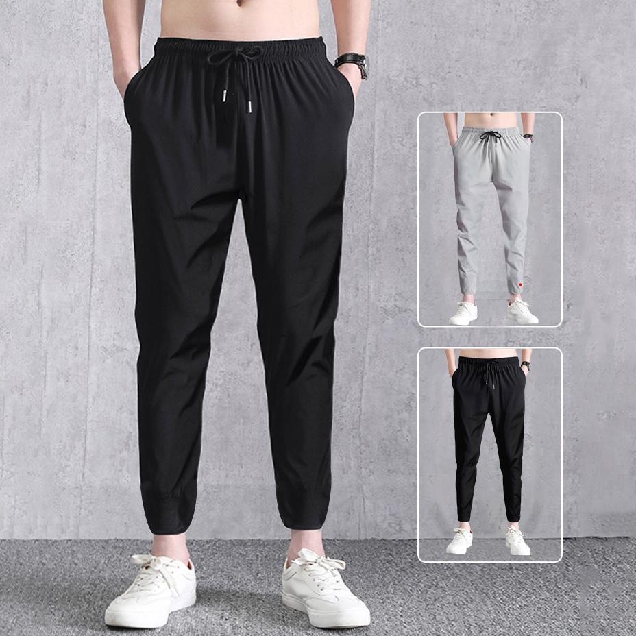 Quần Dài Thể Thao Nam Slimfit vải thun siêu nhẹ loại 1 hàng cao cấp co giãn 2 chiều không nhăn xù không nhão SZone SQ531