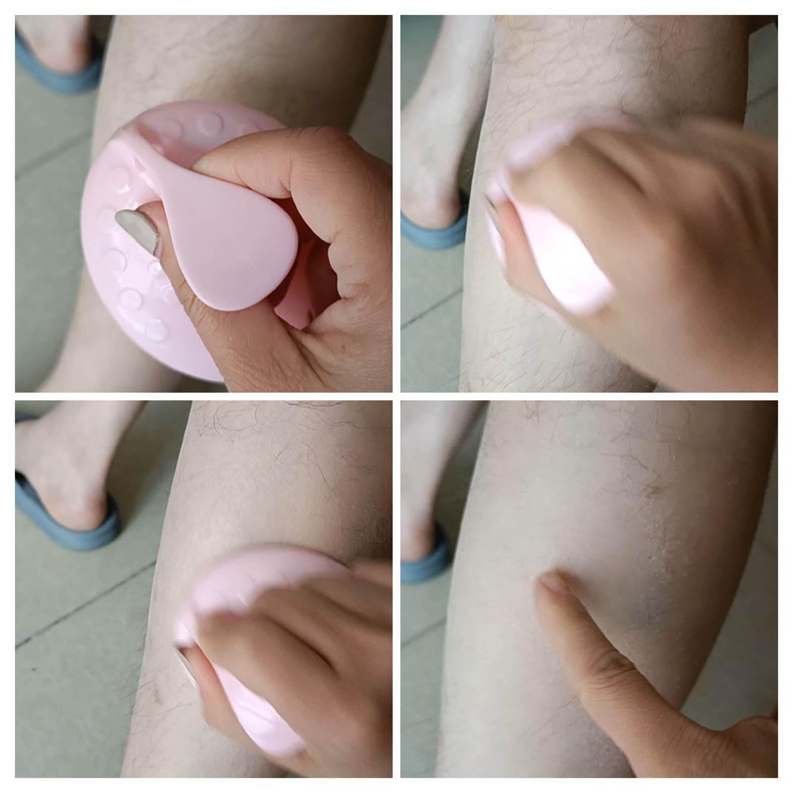 Portable Painless Physical Hair Removal Epilator Mini Washable Hair Eraser for Arm Back