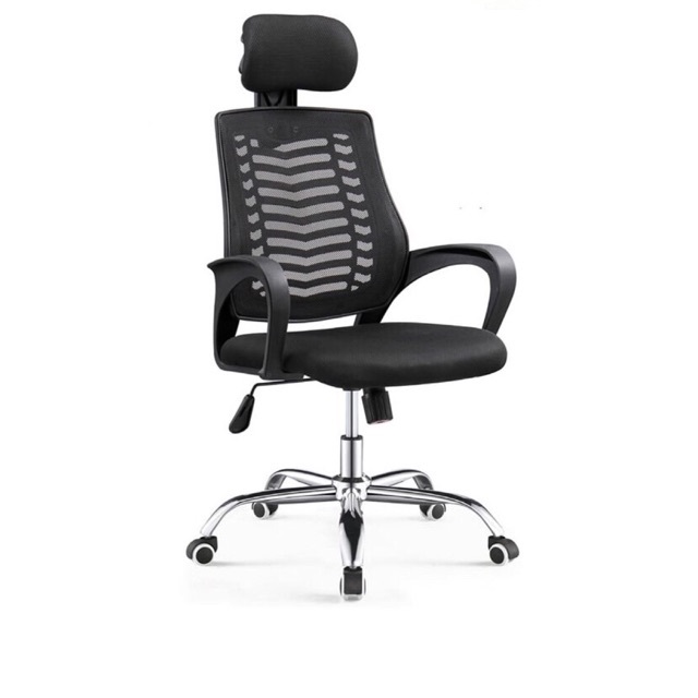 Ghế xoay văn phòng có tựa đầu TI-GX02 - Đã lắp sẵn thân ghế - Hàng chính hãng TIDO