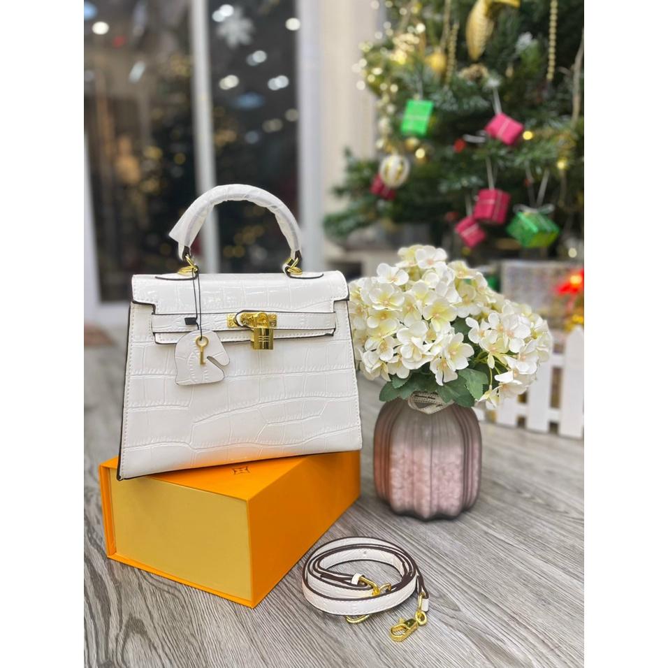Túi xách tay dáng h.m size 19, 21 ,25 túi đeo chéo nữ tặng kèm khăn full box cực xinh
