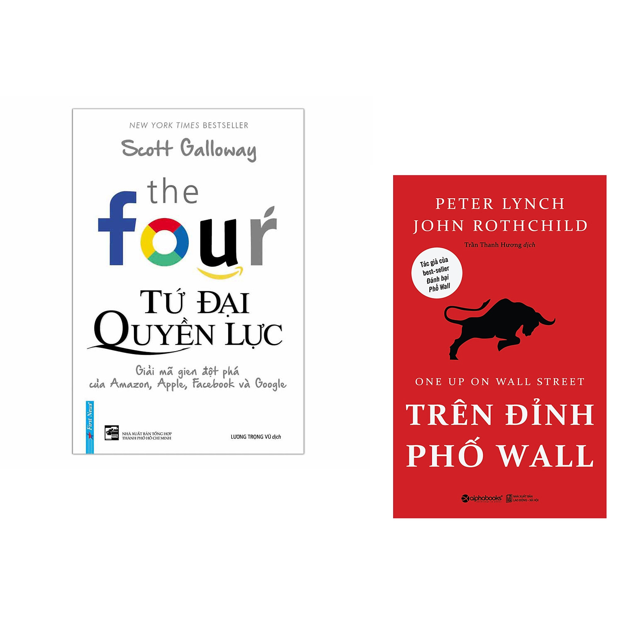 Combo 2 cuốn sách: The Four - Tứ Đại Quyền Lực + Trên Đỉnh Phố Wall