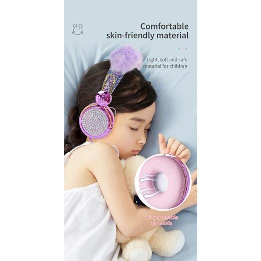 Tai Nghe Mèo Bluetooth Chụp Tai Dễ Thương Tai Nghe Có Dây Với Microphone Cô Gái Stereo Âm Nhạc Tai Nghe Máy Tính Điện Thoại Di Động Gamer Tai Nghe headphone tai mèo