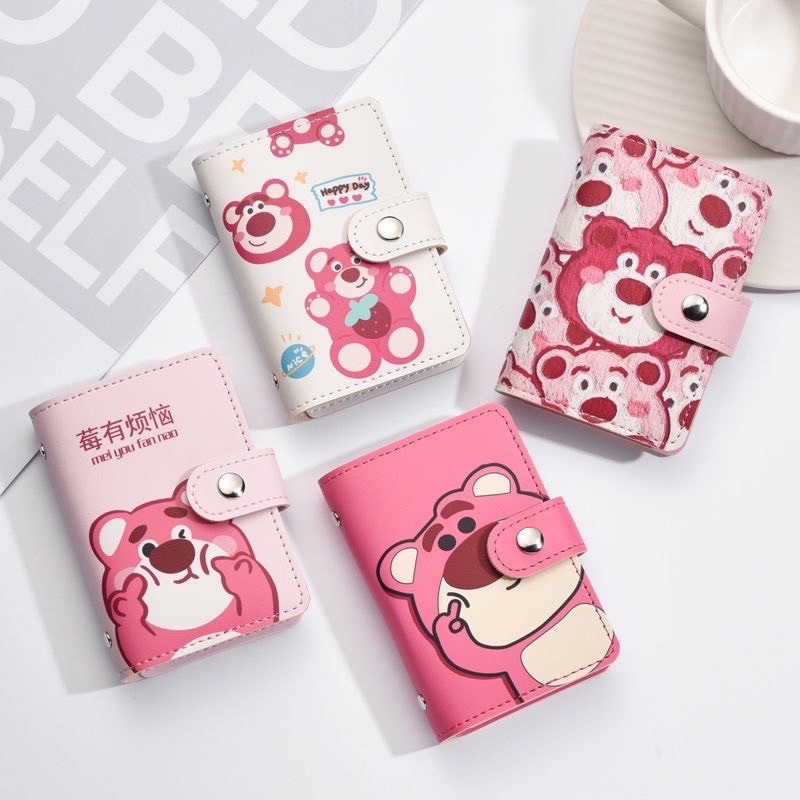 VÍ ĐỰNG THẺ GẤU DÂU LOTSO DỂ THƯƠNG - JL - HÌNH NGẪU NHIÊN