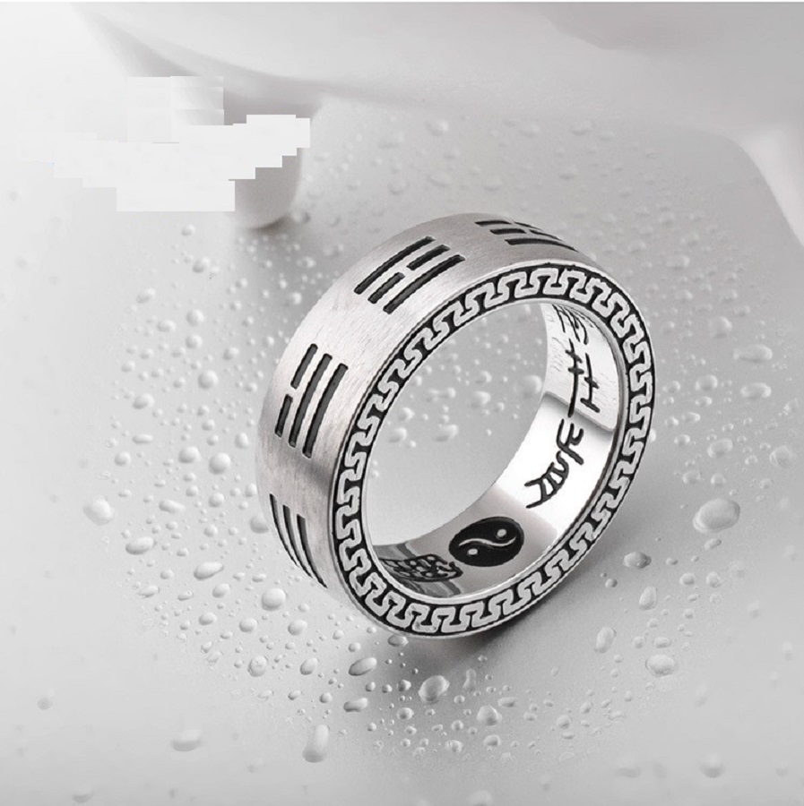 Nhẫn Nam Bát Quái May Mắn - Tài Lộc - Bình An - NN147