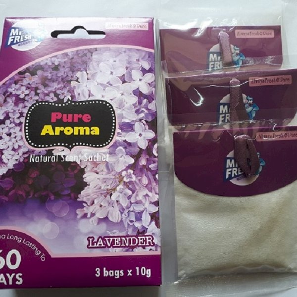 Combo 3 Hộp 9 túi thơm phòng Mr. Fresh Hàn Quốc hương ngàn hoa khử mùi tủ quần áo (10g/gói)