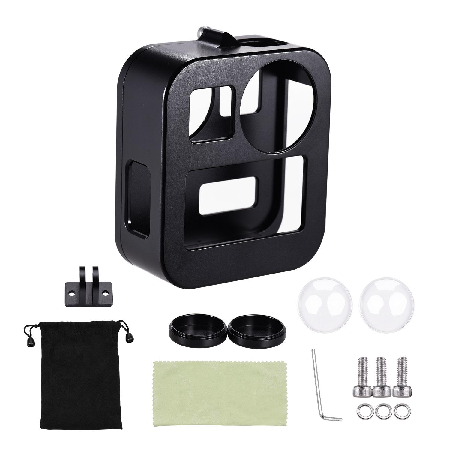 Lồng bảo vệ bằng kim loại cho camera chống xước, chống nước, Tương thích với Camera GoPro Max