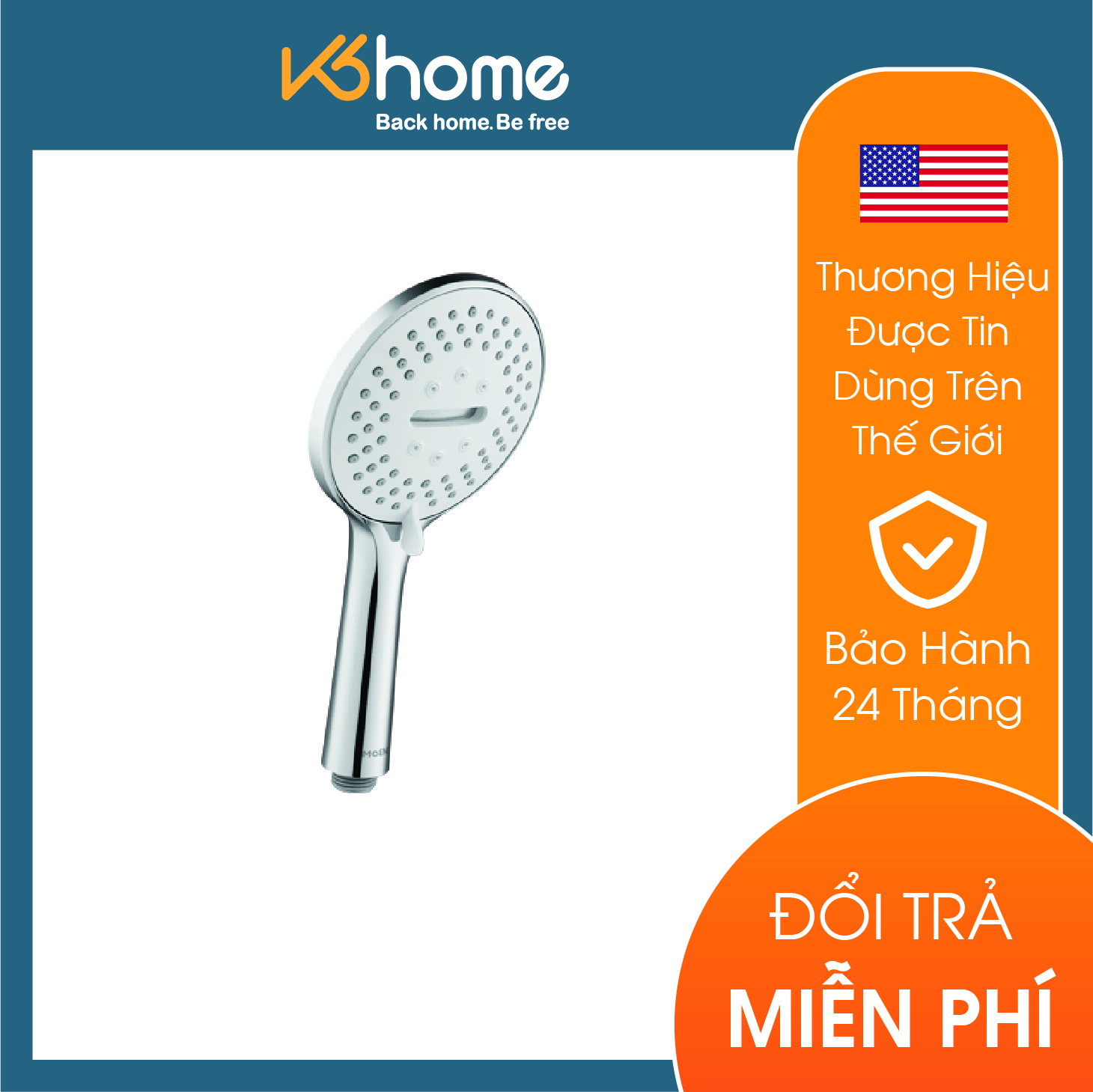 Vòi sen tăng áp 3 chức năng Moen - HH3009