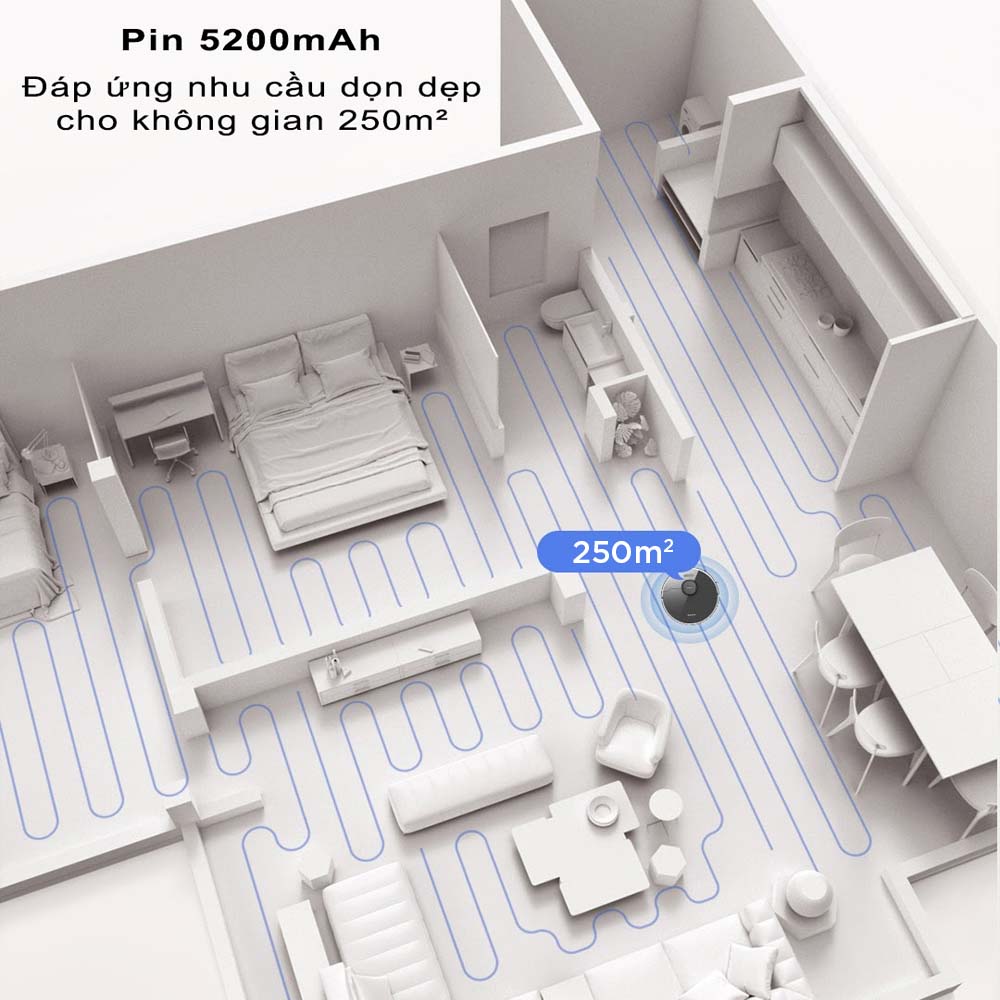 Robot hút bụi lau nhà tự hút rác Dreame Bot L10 Plus Hàng chính hãng