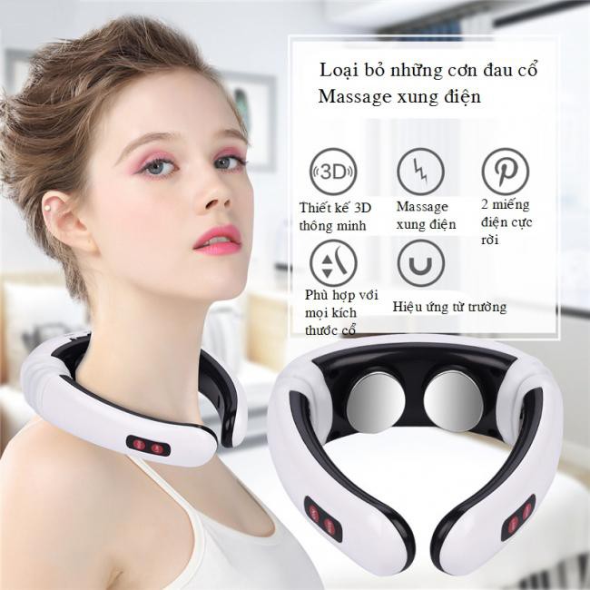 Máy Massage Cổ Vai Gáy Xung Điện Từ Trường Đa Năng