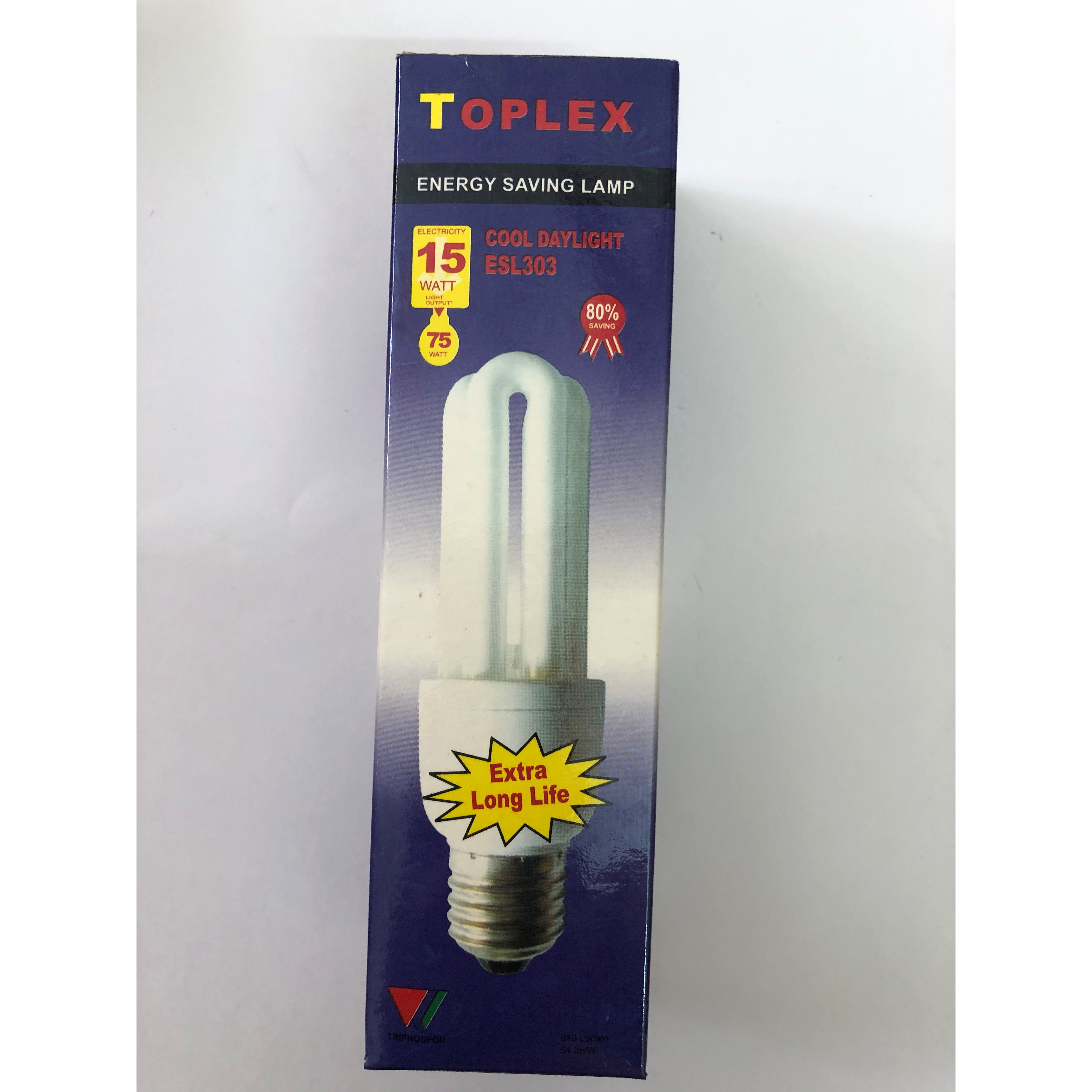 Hình ảnh BÓNG ĐÈN TIẾT KIỆM ĐIỆN TOPLEX ESL 303-15W