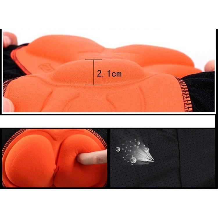 Quần short đạp xe có đệm 3D thoải mái cho nam