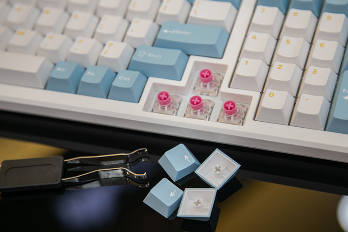 Bàn phím cơ FL-Esports FL980CPM Sea Salt - Hàng chính hãng