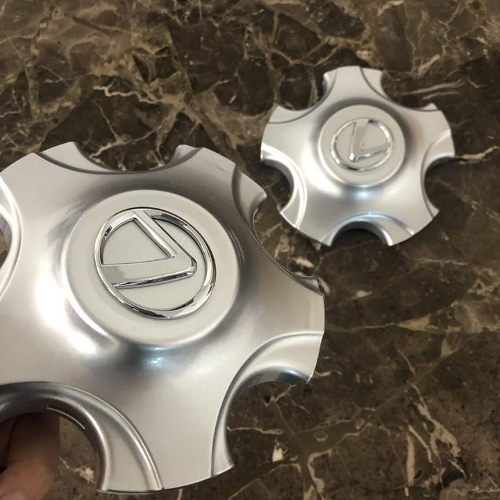 Logo chụp mâm, ốp lazang bánh sau xe ô tô Lexus 460 - TY-027: Đường kính 14.5cm, cao 3.5cm
