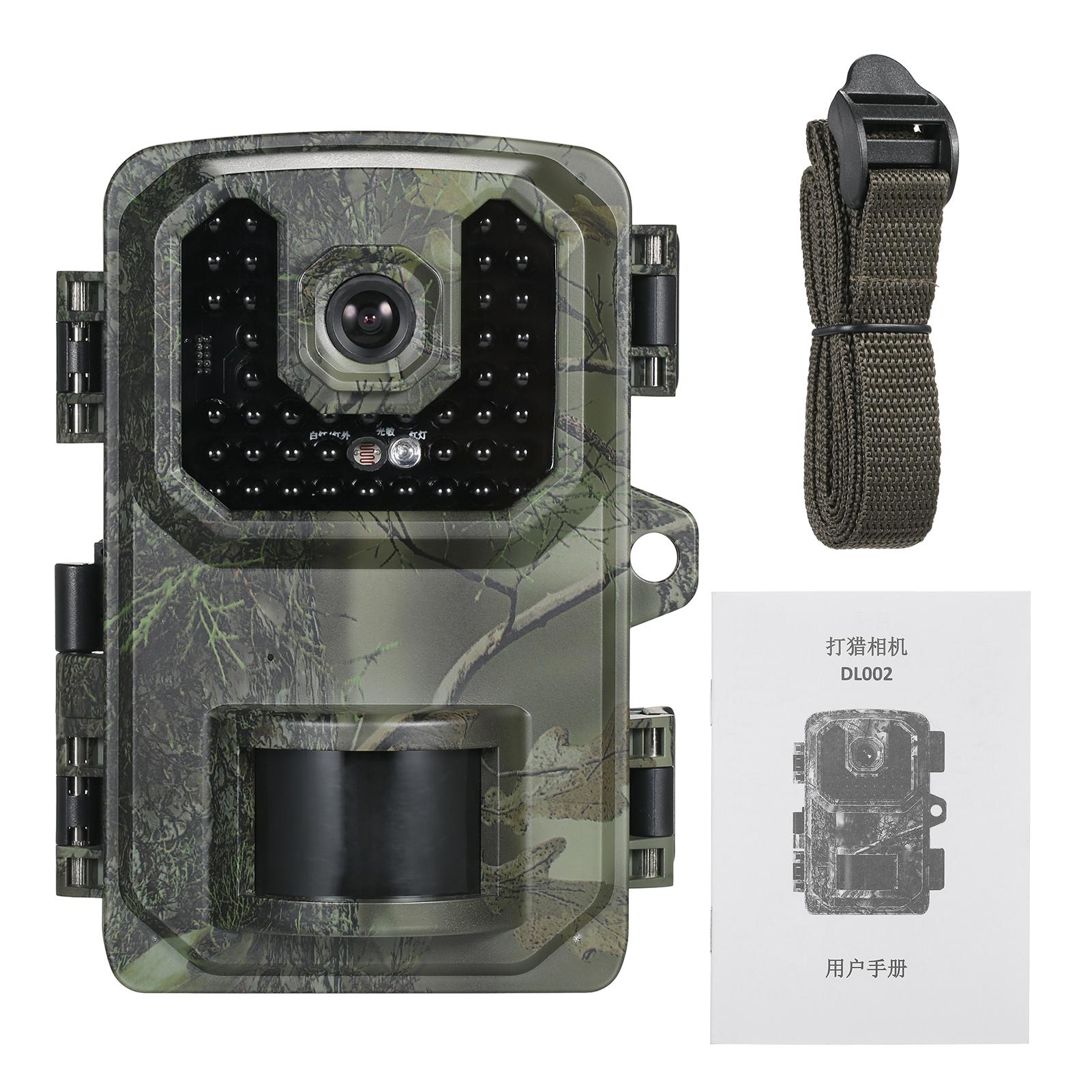 Trail Camera 16MP 4K Waterproof Game Hunting Camera with Night Vision for Wildlife Monitoring Hunting