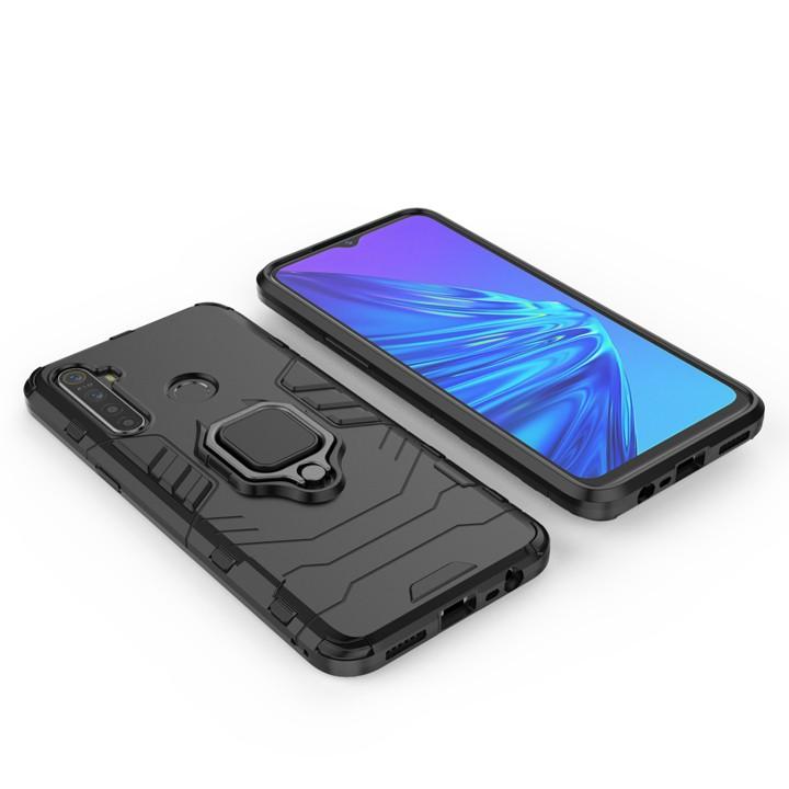 Ốp lưng cho Realme C3 C3i iron man chống sốc kèm nhẫn xoay chống xem video bảo vệ camera
