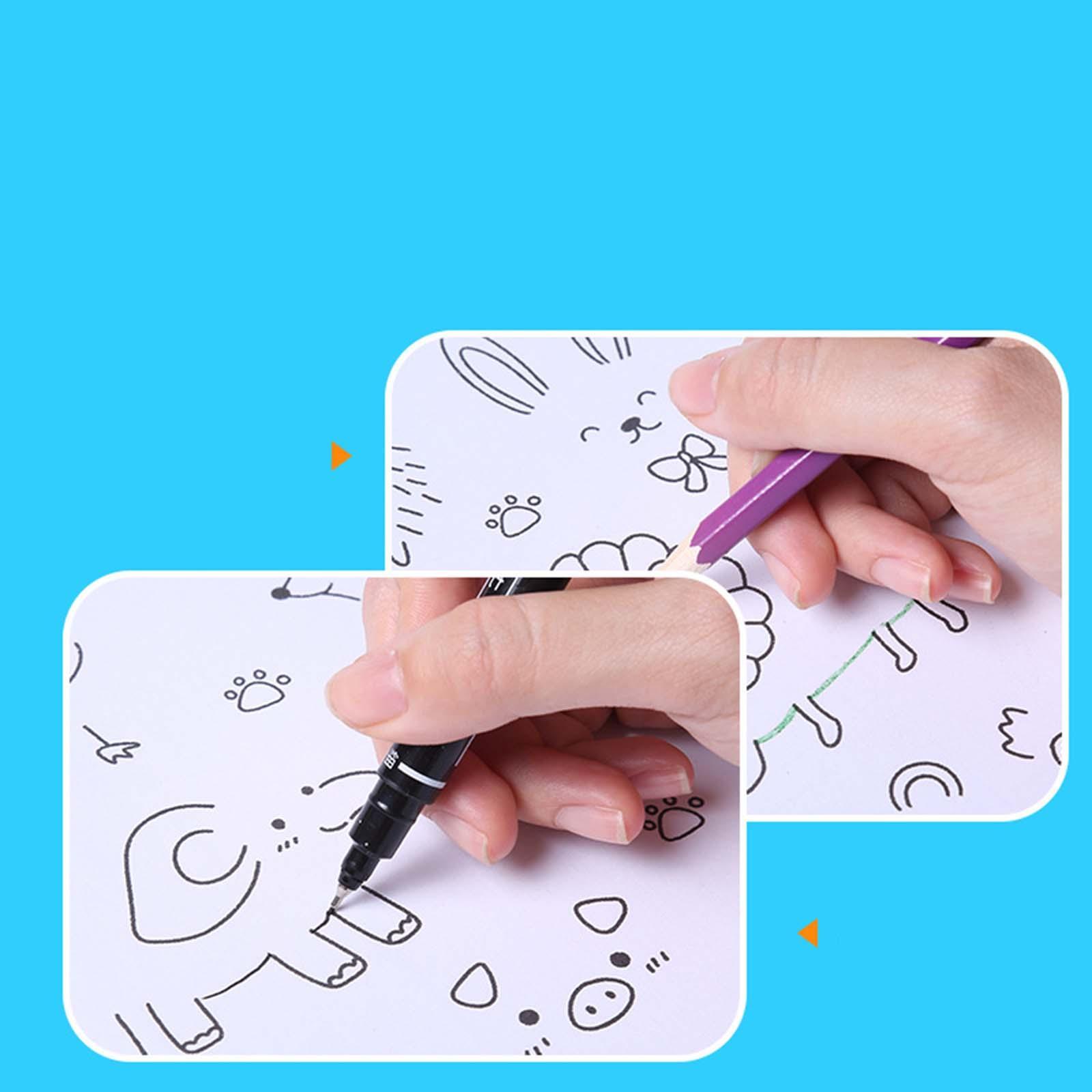 Toddler Sticky Drawing Paper Roll 30x300cm Coloring Stickers Accessory Child Toys DIY