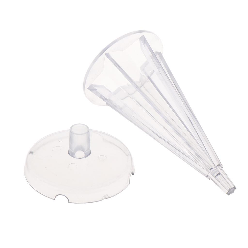 Cone Shaped Mold Candle Making Moulds for DIY Wedding Christmas Scented Candles Dried Flower Handmade Candle Tealight Candle Holder