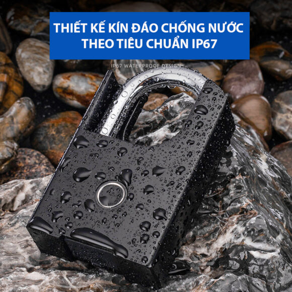 Ổ Khóa Cửa Vân Tay Thông Minh Kèm Chìa Khóa Phụ