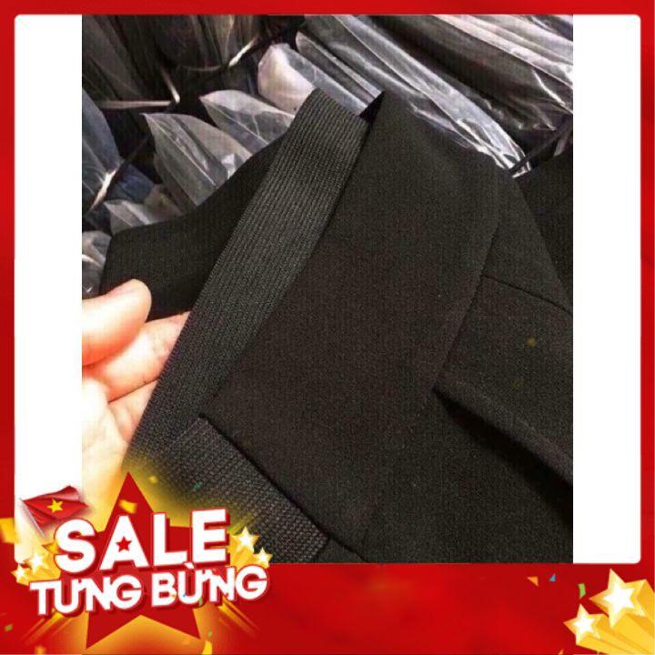 Quần baggy chun sau khoá hông dáng basic - loại 1