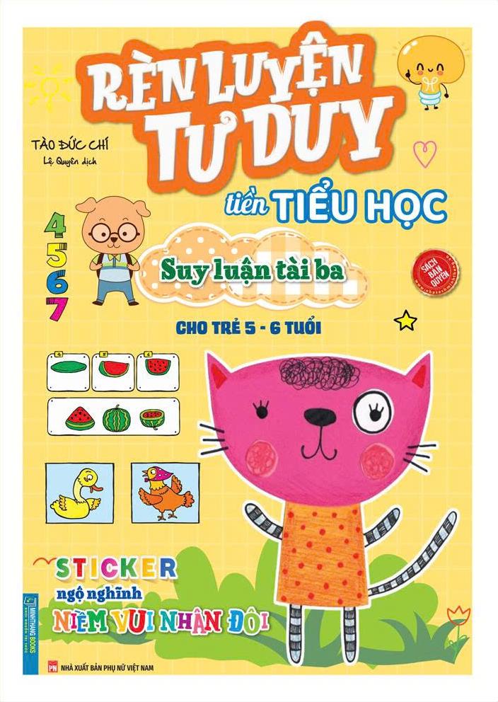 Sách - Rèn Luyện Tư Duy Tiền Tiểu Học - Suy Luận Tài Ba - Cho Trẻ 5-6 Tuổi
