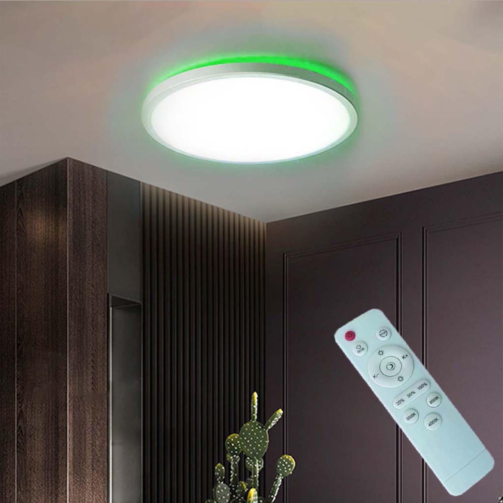 Modern Ceiling Lamp with RGB Cycle LED Ceiling Light for Decor Bedroom